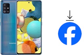 Cómo instalar Facebook en un Samsung Galaxy A51 5G UW