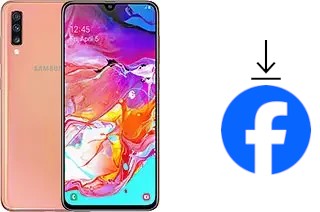 Cómo instalar Facebook en un Samsung Galaxy A70