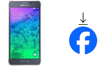 Cómo instalar Facebook en un Samsung Galaxy Alpha (S801)