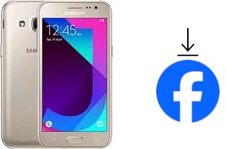 Cómo instalar Facebook en un Samsung Galaxy J2 (2017)