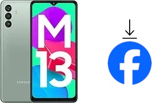 Cómo instalar Facebook en un Samsung Galaxy M13 (India)