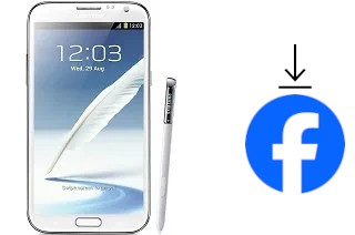 Cómo instalar Facebook en un Samsung Galaxy Note II N7100