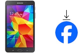 Cómo instalar Facebook en un Samsung Galaxy Tab 4 7.0 LTE