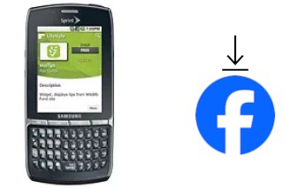 Cómo instalar Facebook en un Samsung M580 Replenish