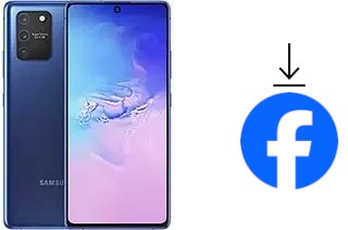 Cómo instalar Facebook en un Samsung Galaxy S10 Lite