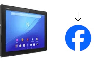 Cómo instalar Facebook en un Sony Xperia Z4 Tablet LTE