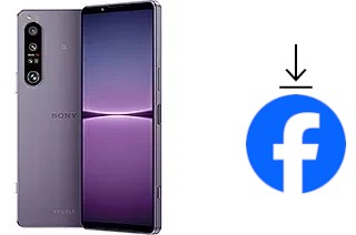 Cómo instalar Facebook en un Sony Xperia 1 IV