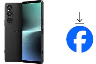 Cómo instalar Facebook en un Sony Xperia 1 V