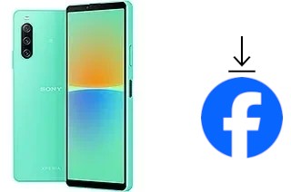 Cómo instalar Facebook en un Sony Xperia 10 IV