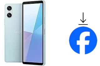 Cómo instalar Facebook en un Sony Xperia 10 VI