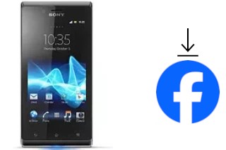 Cómo instalar Facebook en un Sony Xperia J