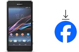 Cómo instalar Facebook en un Sony Xperia Z1 Compact