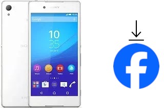 Cómo instalar Facebook en un Sony Xperia Z3+ dual