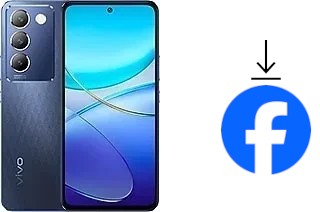 Cómo instalar Facebook en un vivo V40 SE