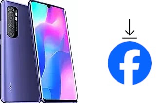 Cómo instalar Facebook en un Xiaomi Mi Note 10 Lite