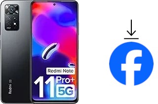 Cómo instalar Facebook en un Xiaomi Redmi Note 11 Pro+ 5G