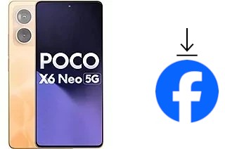 Cómo instalar Facebook en un Xiaomi Poco X6 Neo