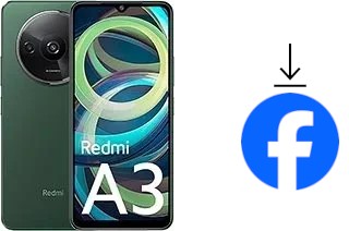 Cómo instalar Facebook en un Xiaomi Redmi A3