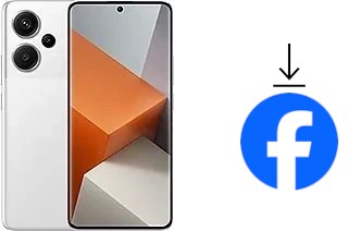 Cómo instalar Facebook en un Xiaomi Redmi Note 13 Pro+