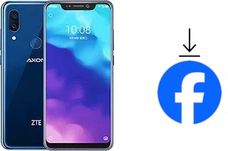 Cómo instalar Facebook en un ZTE Axon 9 Pro