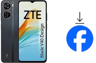 Cómo instalar Facebook en un ZTE Blade V40 Design