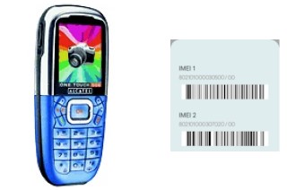 Cómo ver el código IMEI en OT 556