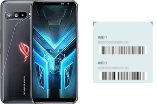 Cómo ver el código IMEI en ROG Phone 3 ZS661KS