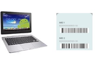 Cómo ver el código IMEI en Transformer Book Trio