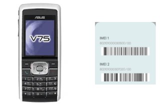 Cómo ver el código IMEI en Asus V75