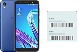 Cómo ver el código IMEI en ZenFone Live (L1) ZA550KL