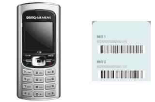 Cómo ver el código IMEI en BenQ-Siemens A58