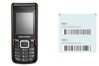 Cómo ver el código IMEI en BenQ-Siemens E61