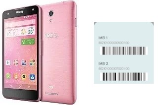 Cómo ver el código IMEI en BenQ F52