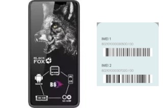 Cómo ver el código IMEI en Black Fox B6