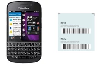 Cómo ver el código IMEI en BlackBerry Q10