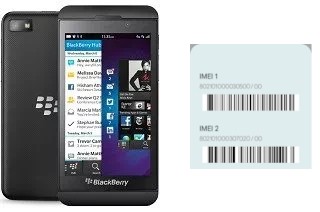 Cómo ver el código IMEI en BlackBerry Z10