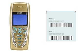 Cómo ver el código IMEI en Chea 198