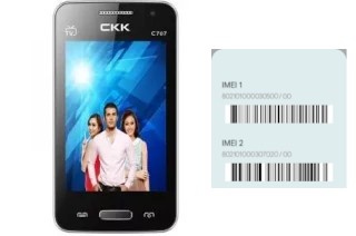 Cómo ver el código IMEI en CKK mobile C707