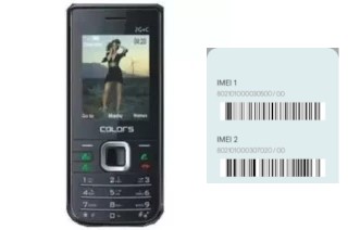 Cómo ver el código IMEI en Colors Mobile CG301