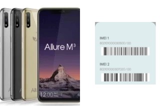 Cómo ver el código IMEI en Allure M3