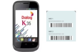 Cómo ver el código IMEI en Dialog K35