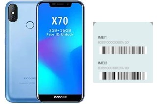 Cómo ver el código IMEI en Doogee X70