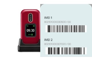 Cómo ver el código IMEI en 7080