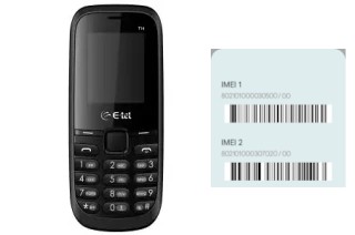 Cómo ver el código IMEI en E-tel T14