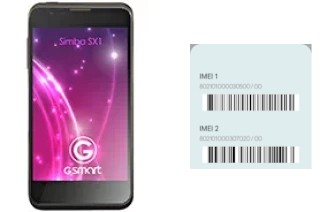 Cómo ver el código IMEI en GSmart Simba SX1