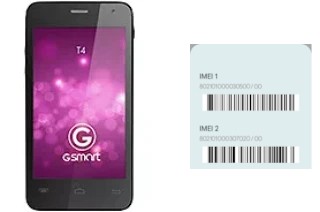 Cómo ver el código IMEI en GSmart T4