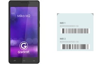 Cómo ver el código IMEI en GSmart Mika M2