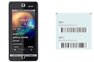 Cómo ver el código IMEI en GSmart S1205