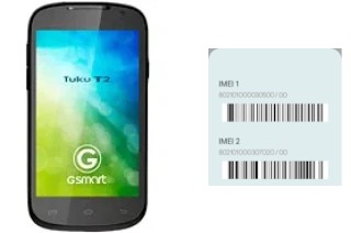 Cómo ver el código IMEI en GSmart Tuku T2