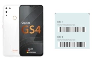 Cómo ver el código IMEI en Gigaset GS4